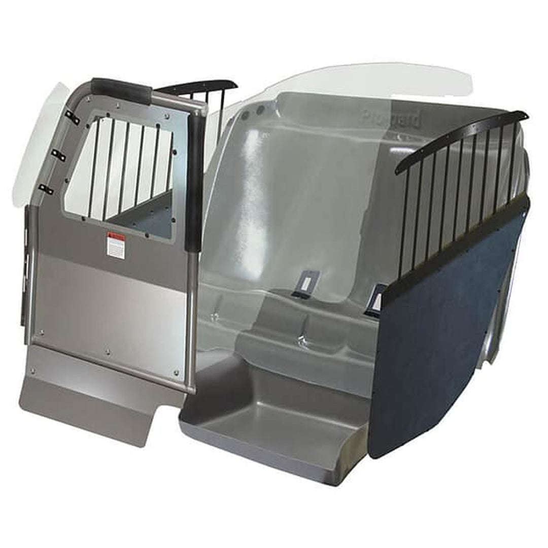 ProGard Single Compartment, Pro-Cell,   Partition, w/ Passenger Side Only Outboard Seat Belts