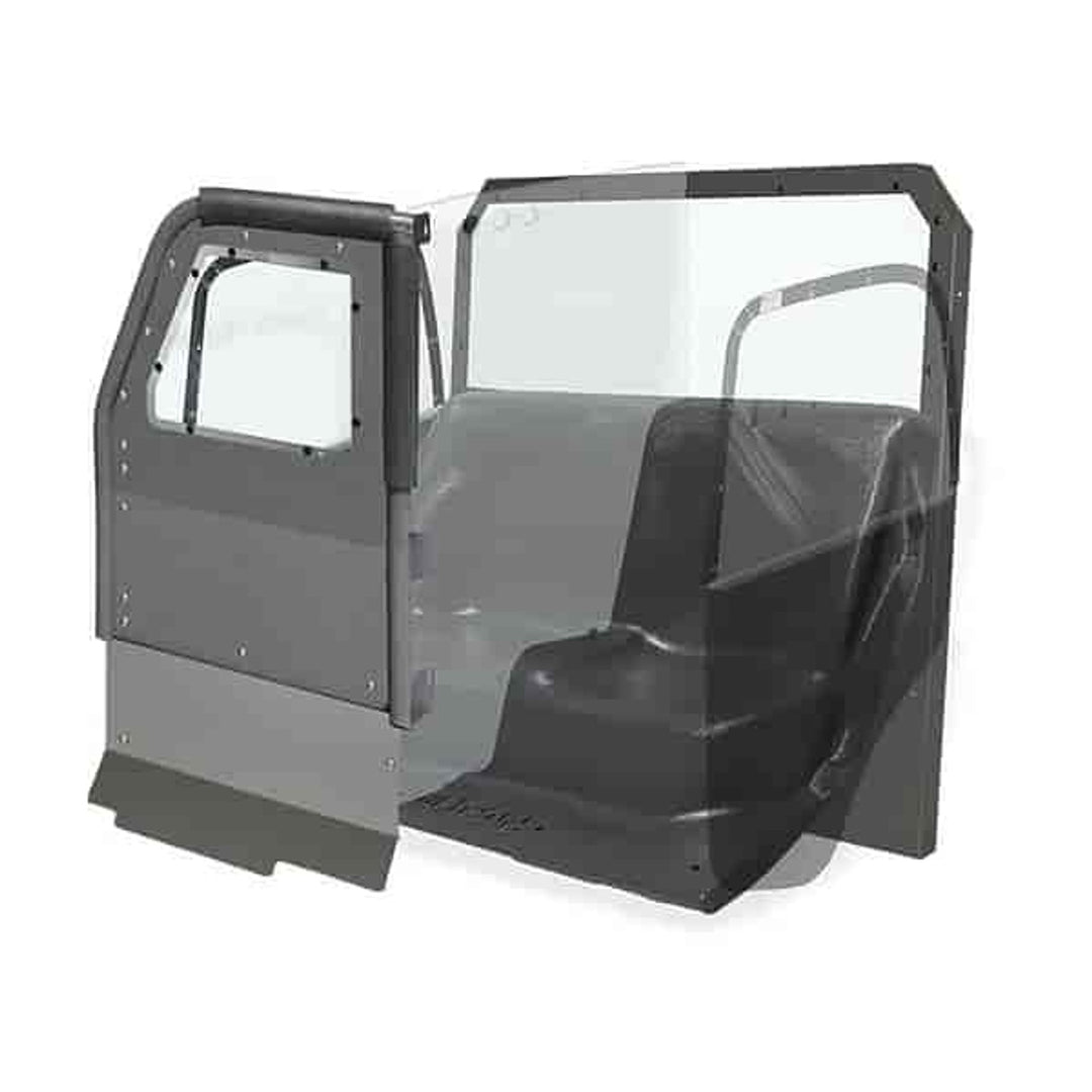 ProGard Single Compartment, Pro-Cell,   Partition, w/ Passenger Side Only Outboard Seat Belts