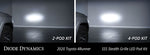 Load image into Gallery viewer, Diode Dynamics 14-23 Toyota 4Runner SS5 Stealth Grille LED 4-Pod Kit Sport - White Driving