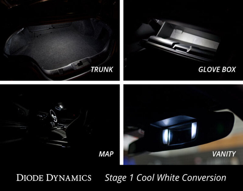 Diode Dynamics Mustang Interior Light Kit 15-17 Mustang Stage 2 - Green