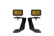 Diode Dynamics 18-21 Subaru Crosstrek Stage Series 2in LED Ditch Light Kit - Sport Yellow Combo