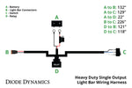 Load image into Gallery viewer, Diode Dynamics Heavy Duty (Single) Output Light Bar Wiring Harness