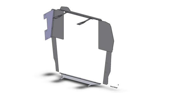 Havis Front Partition Filler Panel Kit for 2008-2025 Chevrolet G-Series With Dual Side Doors