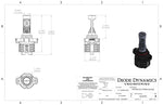 Load image into Gallery viewer, Diode Dynamics 5202/PSX24W Yellow SL2 LED Bulbs (pair)