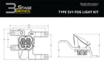 Load image into Gallery viewer, Diode Dynamics SS3 Sport Type SV1 Kit ABL - White SAE Fog
