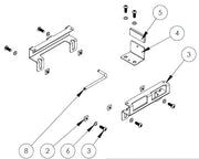 Havis UT-2000 Series Adapter Lug Kit For Dell Latitude 5285 or HP Elite X2