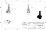 Load image into Gallery viewer, Diode Dynamics 9006/9012 White SL2 LED Bulb (one)