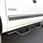 Load image into Gallery viewer, Westin 99-13 Chevrolet Silverado 1500 (Ext. Cab) Outlaw Drop Nerf Step Bars - Textured Black