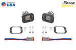 Load image into Gallery viewer, Diode Dynamics Stage Series C1 LED Pod Pro - White Flood Flush RBL (Pair)