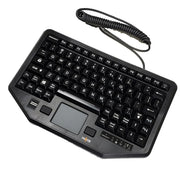 Havis Havis Compact USB Dual Authentication Keyboard With Integrated Mouse