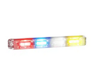 Abrams Quadra Series 16 LED Quad Color Grill Light Head - Red/Blue/White/Amber