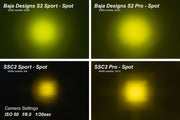 Diode Dynamics Stage Series 2 In LED Pod Sport - Yellow Spot Standard ABL (Pair)