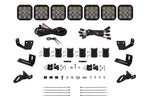 Load image into Gallery viewer, Diode Dynamics Prinsu/Sherpa Roof Racks- SS5 7-Pod CrossLink Mounting Kit Sport White Driving