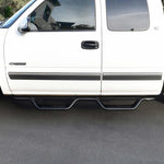 Load image into Gallery viewer, Westin 99-13 Chevrolet Silverado 1500 (Ext. Cab) Outlaw Drop Nerf Step Bars - Textured Black