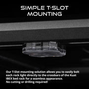 Diode Dynamics Stage Series LED Bed Light Kit for Kuat IBEX Bed Rack