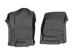 Load image into Gallery viewer, WeatherTech 2014+ Chevrolet Silverado 1500 Vinyl Front FloorLiner - Black (Fits Double / Crew Cab)
