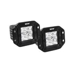 Load image into Gallery viewer, Westin FM4Q 3W Osram w/mounting hardware and pigtail connectors (set of 2) - Black