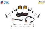 Load image into Gallery viewer, Diode Dynamics SS3 LED Bumper 1 In Roll Bar Kit Pro - Yellow SAE Fog (Pair)