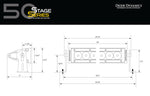 Load image into Gallery viewer, Diode Dynamics 50 In LED Light Bar Single Row Straight - Amber Combo Each Stage Series
