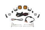Load image into Gallery viewer, Diode Dynamics SS3 LED Bumper 1 1/2 In Roll Bar Kit Max - Yellow SAE Fog (Pair)