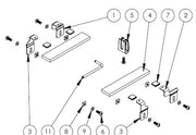 Havis UT-2000 Series Adapter Lug Kit For Microsoft Surface Pro 3, 4 or 5