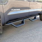 Load image into Gallery viewer, Westin 07-21 Toyota Tundra CrewMax Outlaw Drop Nerf Step Bars - Black
