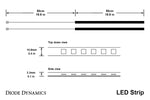 Load image into Gallery viewer, Diode Dynamics LED Strip Lights - Red 100cm Strip SMD100 WP