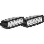Load image into Gallery viewer, Westin Fusion5 LED Light Bar Single Row 5.5 inch Flex w/3W Epistar (Set of 2) - Black
