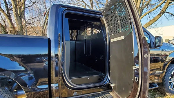 Havis Standard White K9 Transport System for 2017-2025 Ford F-Series