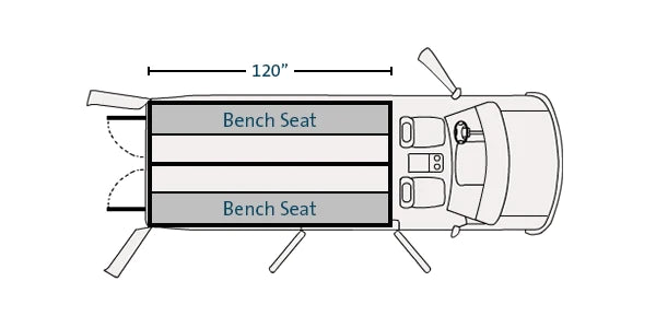 Havis Prisoner Transport Insert 120"  2 Compartment(s)