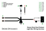 Load image into Gallery viewer, Diode Dynamics Heavy Duty Dual Output Light Bar Wiring Harness