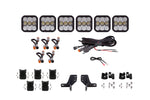 Load image into Gallery viewer, Diode Dynamics Bronco SS5 6-Pod CrossLink Grille Lightbar Kit Sport - White Combo