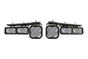 Diode Dynamics 21-Up Ford Bronco Stage Series Fog Pocket Kit - Yellow Sport