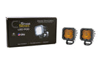 Load image into Gallery viewer, Diode Dynamics Stage Series C1 LED Pod - Yellow SAE Fog Standard ABL (Pair)