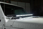 Load image into Gallery viewer, Diode Dynamics 18-21 Jeep JL Wrangler/Gladiator Hood Bracket Kit