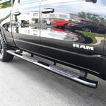 Load image into Gallery viewer, Westin 19-22 RAM 1500 CC 5ft7in. Bed (Excl. Classic) PRO TRAXX 5 W2W Oval Nerf Step Bars - Black