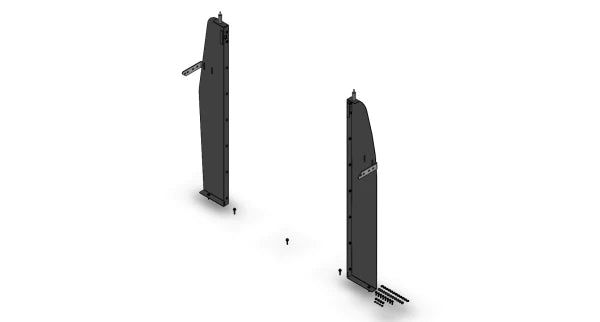 Havis Rear Partition Filler Panel Kit for 1997-2025 Chevrolet G-Series