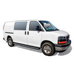 Load image into Gallery viewer, Westin Ford Transit Van 150/250/350 (46in Driver &amp; 97in. Pass) Grate Steps Running Boards - Tex. Blk