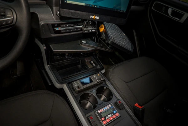 Havis Package - 2020-2025 Ford Interceptor Utility VSX Console For Laptop Docking Stations