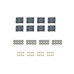 Load image into Gallery viewer, Westin 04-12 Chevy/GMC/Isuzu Colorado/Canyon Crew Cab Premier Oval Nerf Step Bar Mount Kit - Black