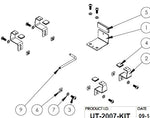 Load image into Gallery viewer, Havis UT-2000 Series Adapter Lug Kit For Apple Ipad Pro (12.9&#39;)
