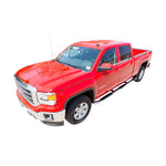 Load image into Gallery viewer, Westin 2014-2018 Chevy Silverado 1500 Crew Cab (6.5 ft bed) Platinum 4 Oval WTW Nerf Step Bars - SS