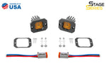 Load image into Gallery viewer, Diode Dynamics Stage Series C1 LED Pod - Yellow SAE Fog Flush ABL (Pair)