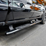 Load image into Gallery viewer, Westin 19-20 Chevrolet/GMC Silverado/Sierra 1500 Double Cab PRO TRAXX 4 Oval Nerf Step Bars - Black