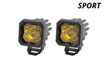 Load image into Gallery viewer, Diode Dynamics Stage Series C1 LED Pod Sport - Yellow Flood Standard ABL (Pair)