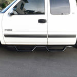 Load image into Gallery viewer, Westin 99-13 Chevrolet Silverado 1500 (Ext. Cab) Outlaw Drop Nerf Step Bars - Textured Black