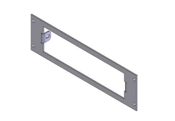 Havis 1-Piece Equipment Mounting Bracket, 2.5" Mounting Space, Fits SoundOff Signal Siren ETSWDAS01