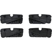 Westin R5 LED Light Kit - 4 End Caps Integrated LED Lights w/ Wiring Harness - Black