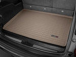 Load image into Gallery viewer, WeatherTech 15+ Chevrolet Suburban/GMC Yukon XL/Cadillac Escalade ESV Cargo Liners - Tan