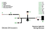 Load image into Gallery viewer, Diode Dynamics Reverse Light Wiring Kit (w/ Running Light)
